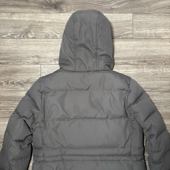 Ralph Lauren Polo Gray Women's M Winter Parka Jacket Duck Down Feather Hooded - Picture 14 of 15
